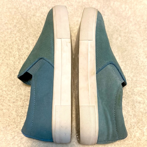 Aldi Serra Slip On Blue Leather Shoes - Picture 3 of 7